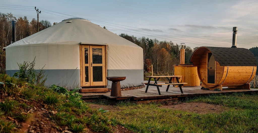 ◆YURT◆ Petit Poiv [YB327_CC] Yurt in Be, Bernatice u Trutnova - Slowhop