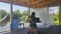 Domek z sauną nad stawem w Siedlisku Soce - Coś dla pracujących?