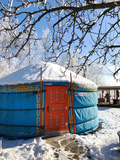 Domy Słońca- całoroczne jurty mongolskie - Jurta Wiatr